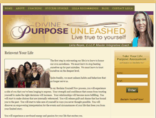 Tablet Screenshot of divinepurposeunleashed.com